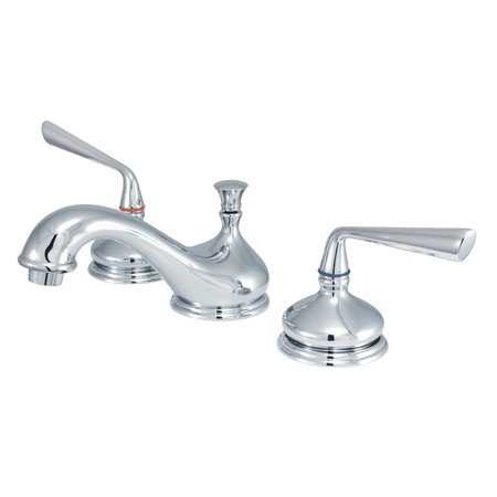 SILVER SAGE KS1161ZL 8-Inch Widespread Bathroom Faucet with Brass Pop-Up KS1161ZL